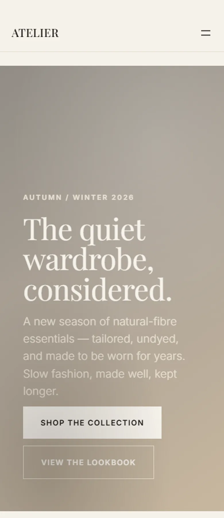 ATELIER — WooCommerce Fashion Theme — screenshot 6