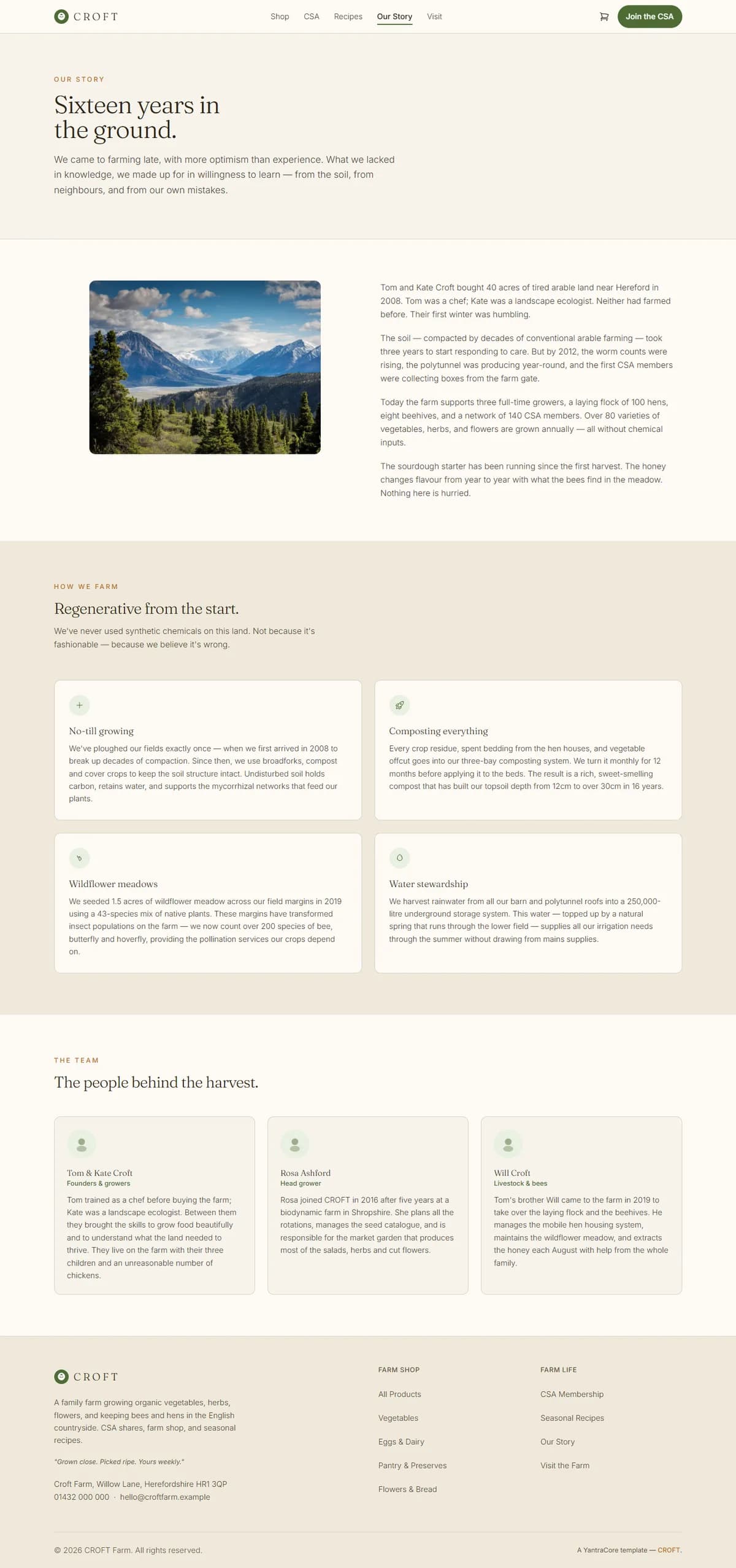 CROFT — Farm-to-Table & CSA Shop — screenshot 6