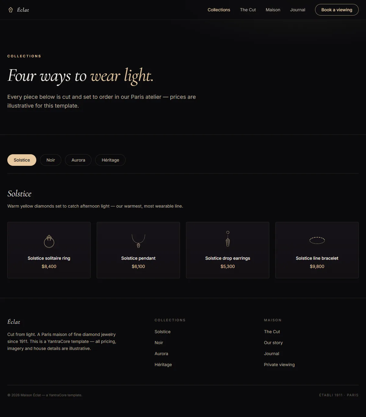 ÉCLAT — Fine Jewelry Maison — screenshot 2