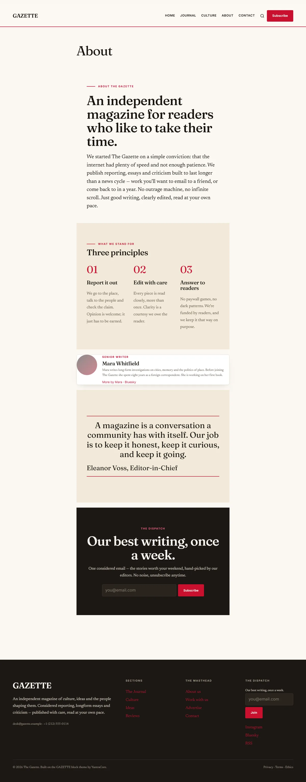 GAZETTE — WordPress Magazine Theme — screenshot 4