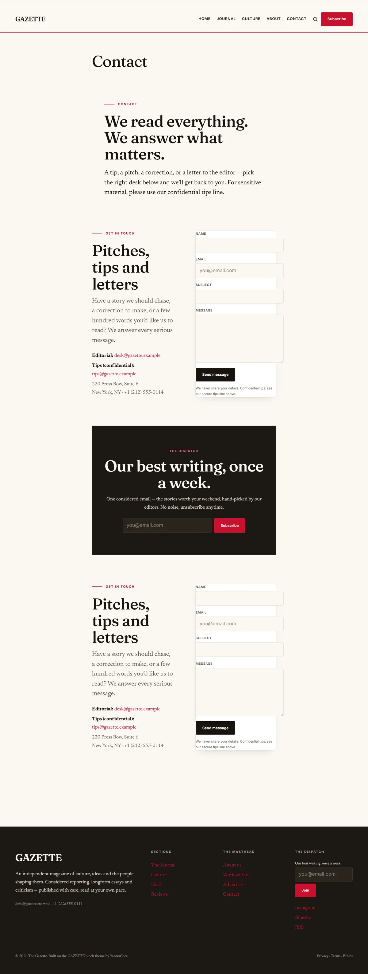 GAZETTE — WordPress Magazine Theme — screenshot 6