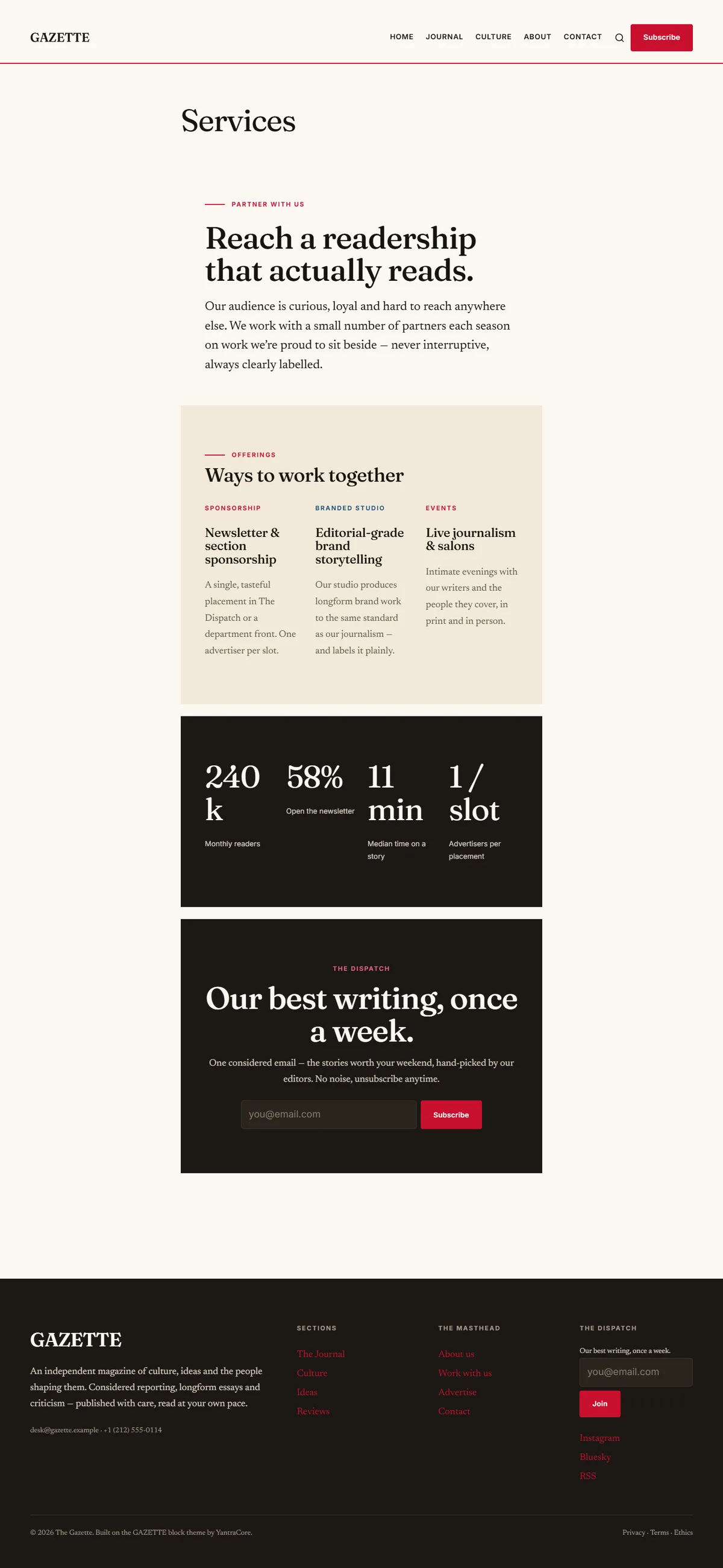 GAZETTE — WordPress Magazine Theme — screenshot 5