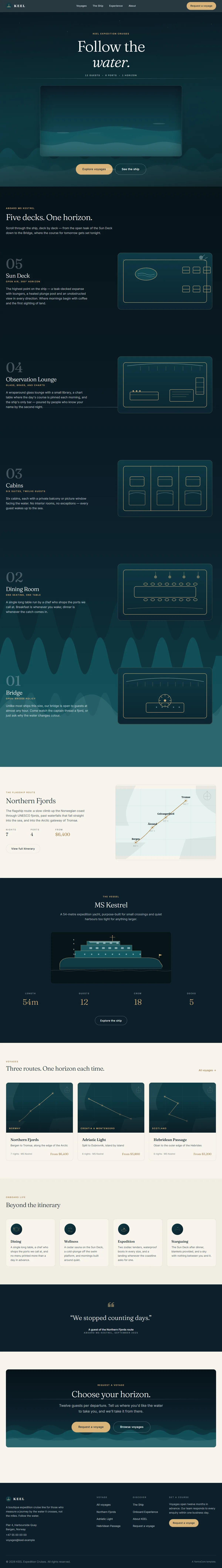 KEEL — Expedition Cruise Line — screenshot