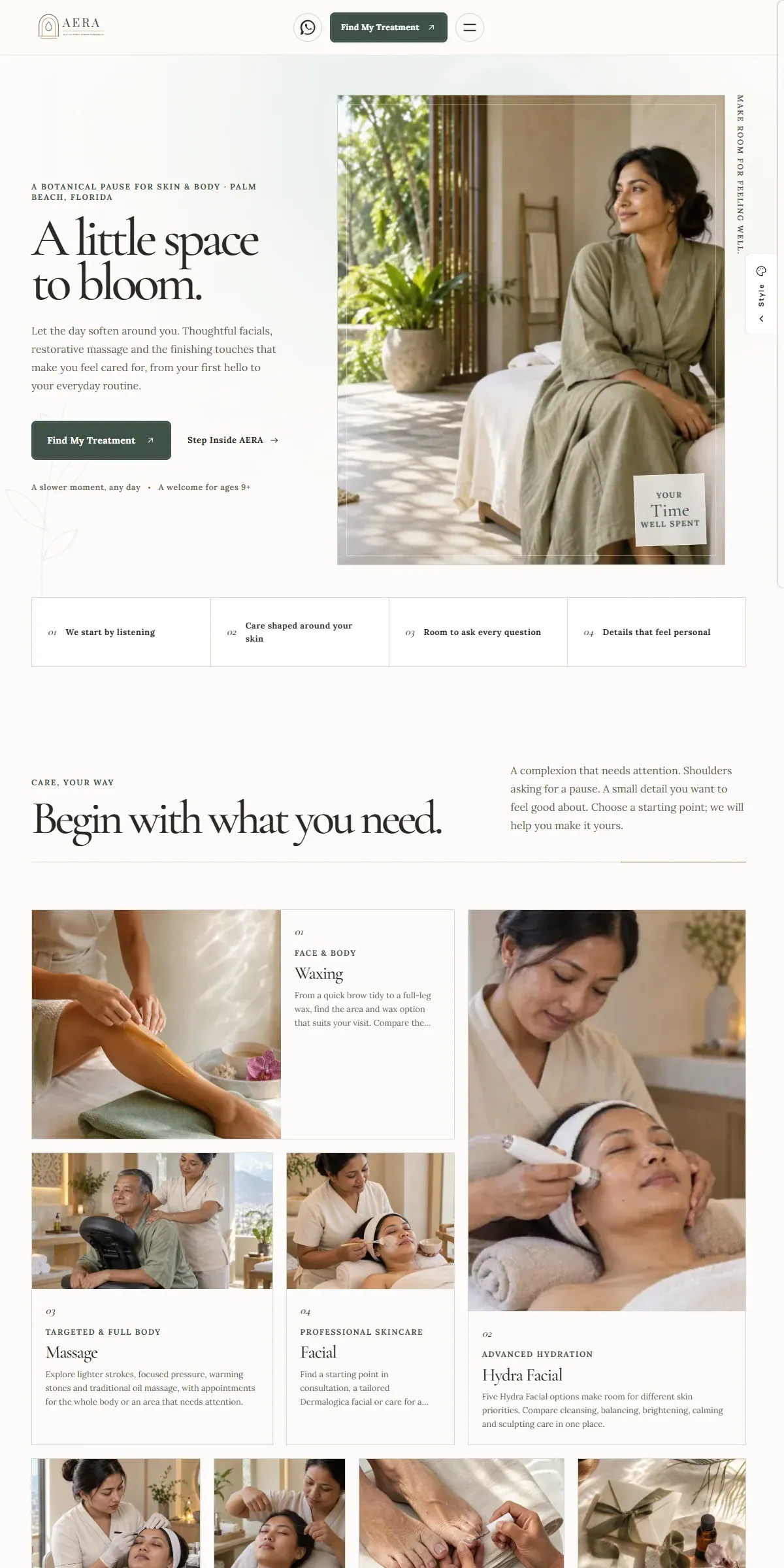 AERA website preview