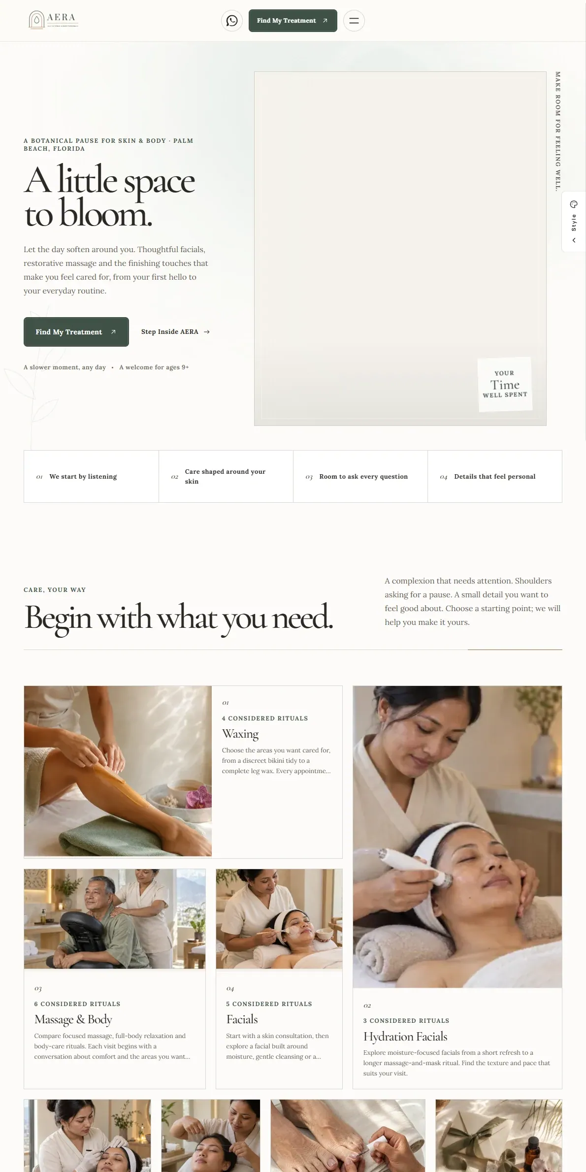 AERA website preview