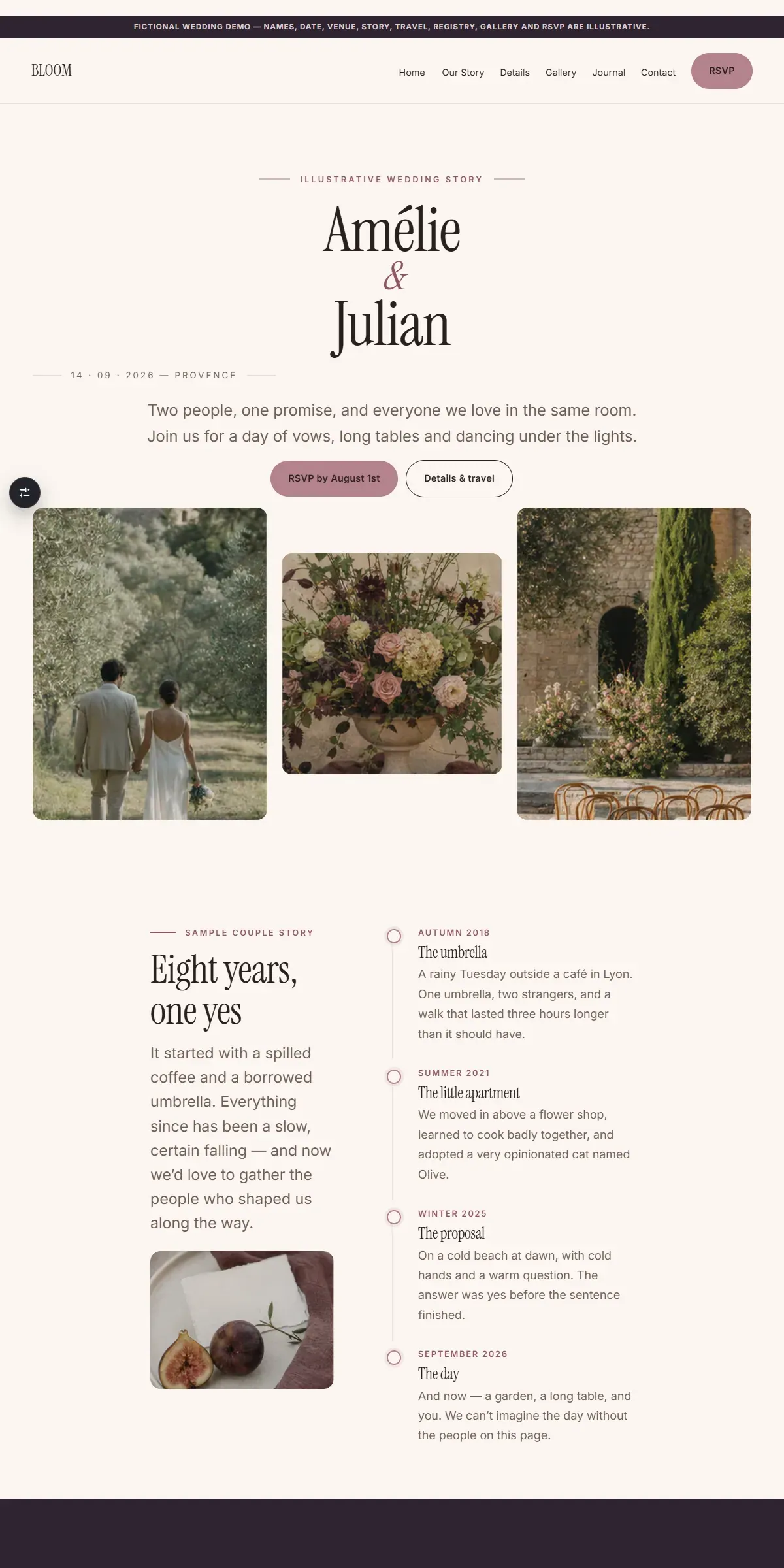 BLOOM website preview