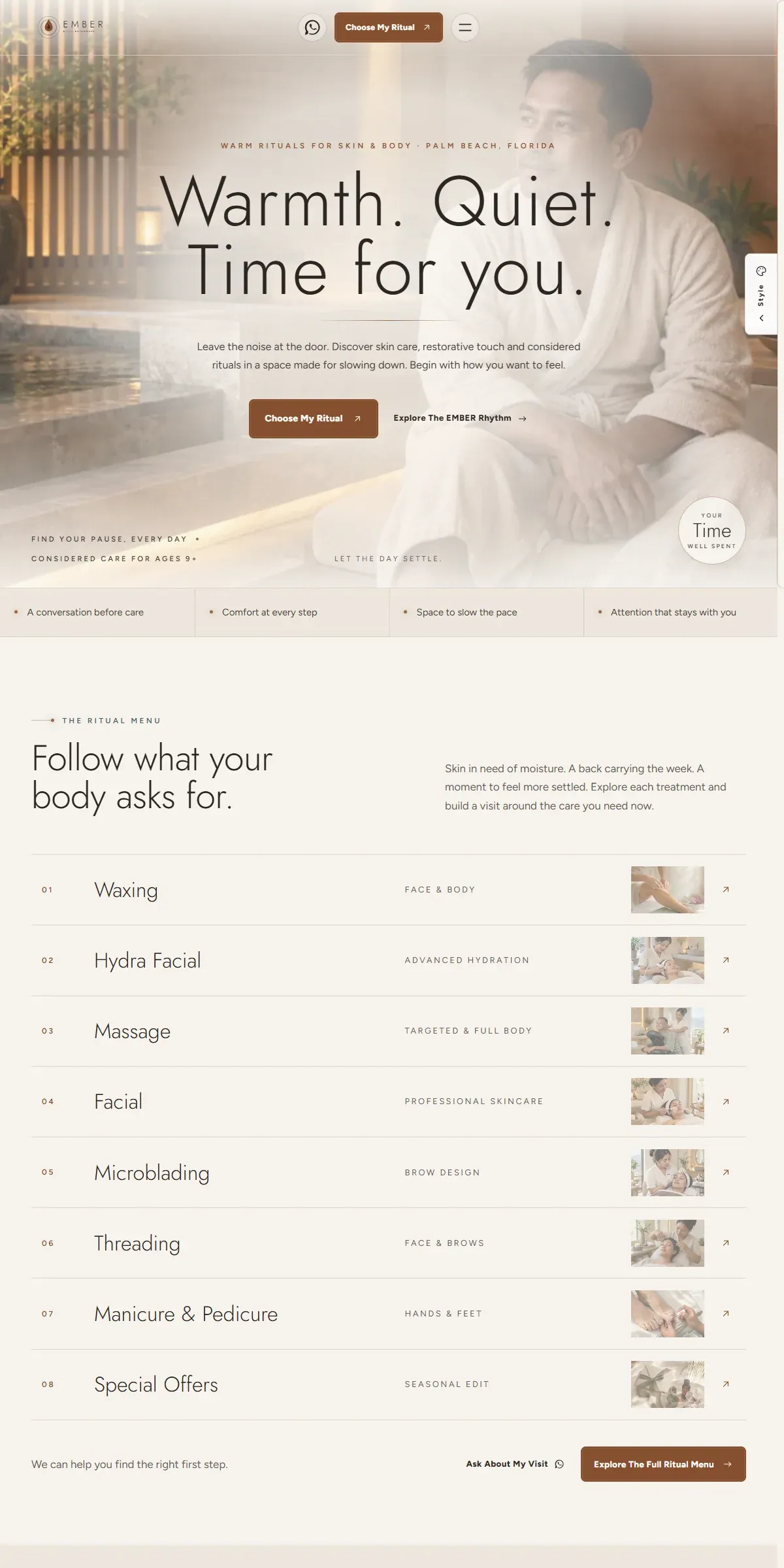 EMBER website preview