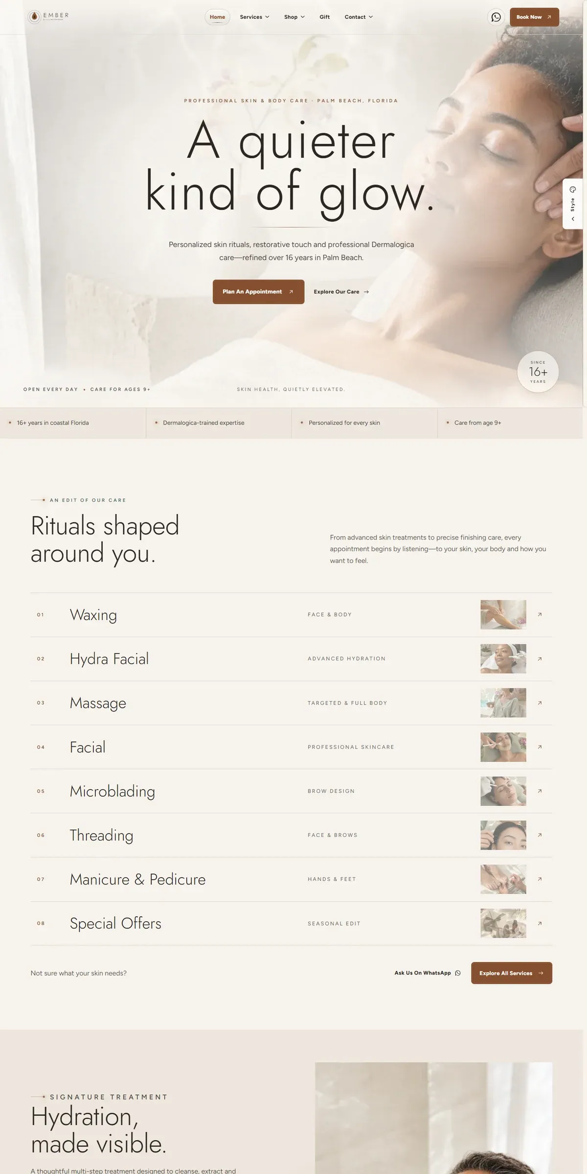 EMBER website preview