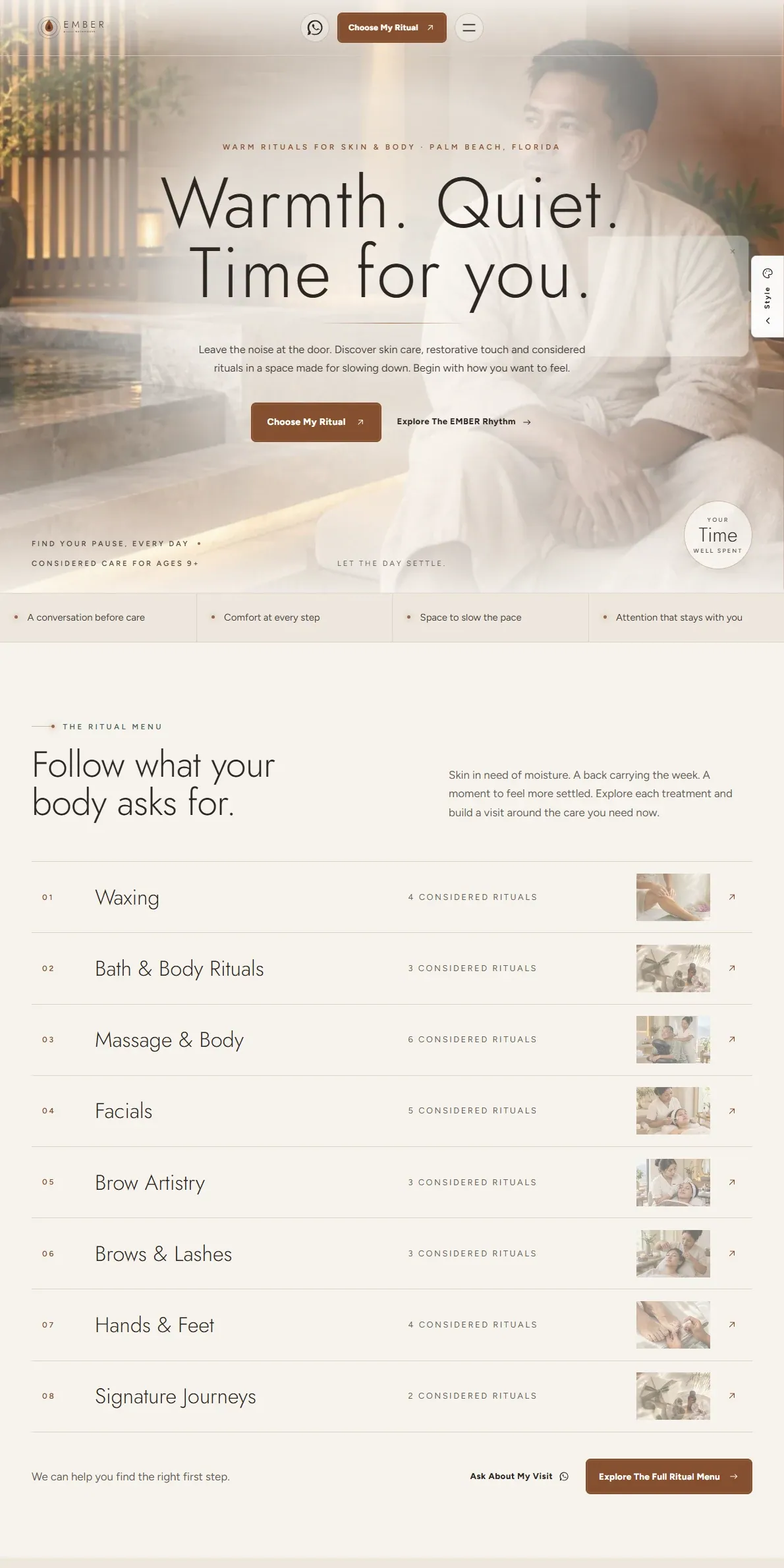 EMBER website preview