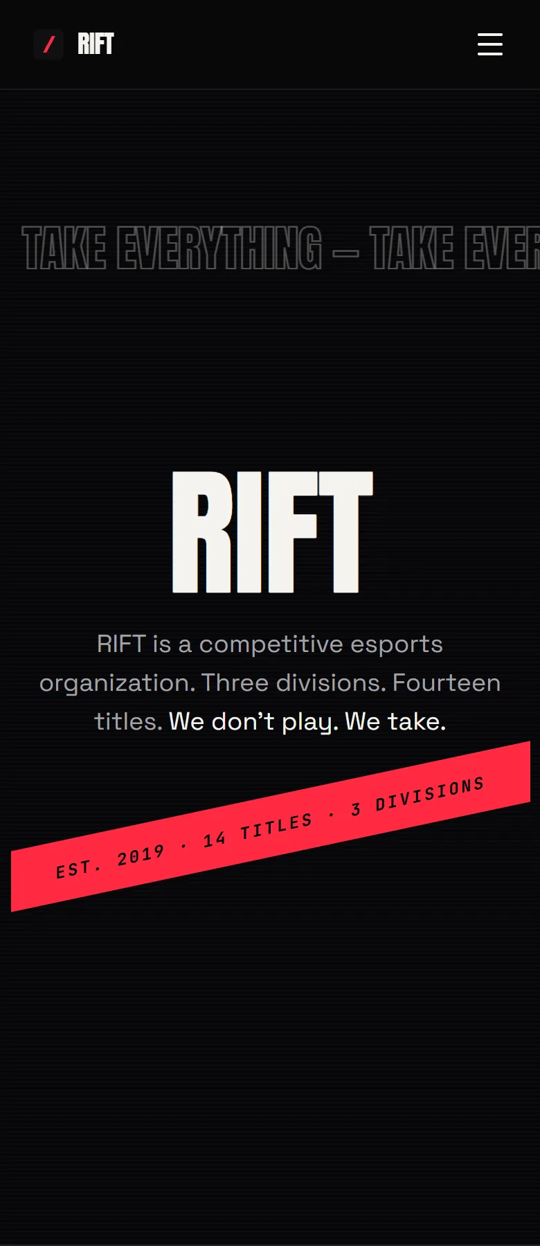 RIFT — Esports Organization — screenshot 7