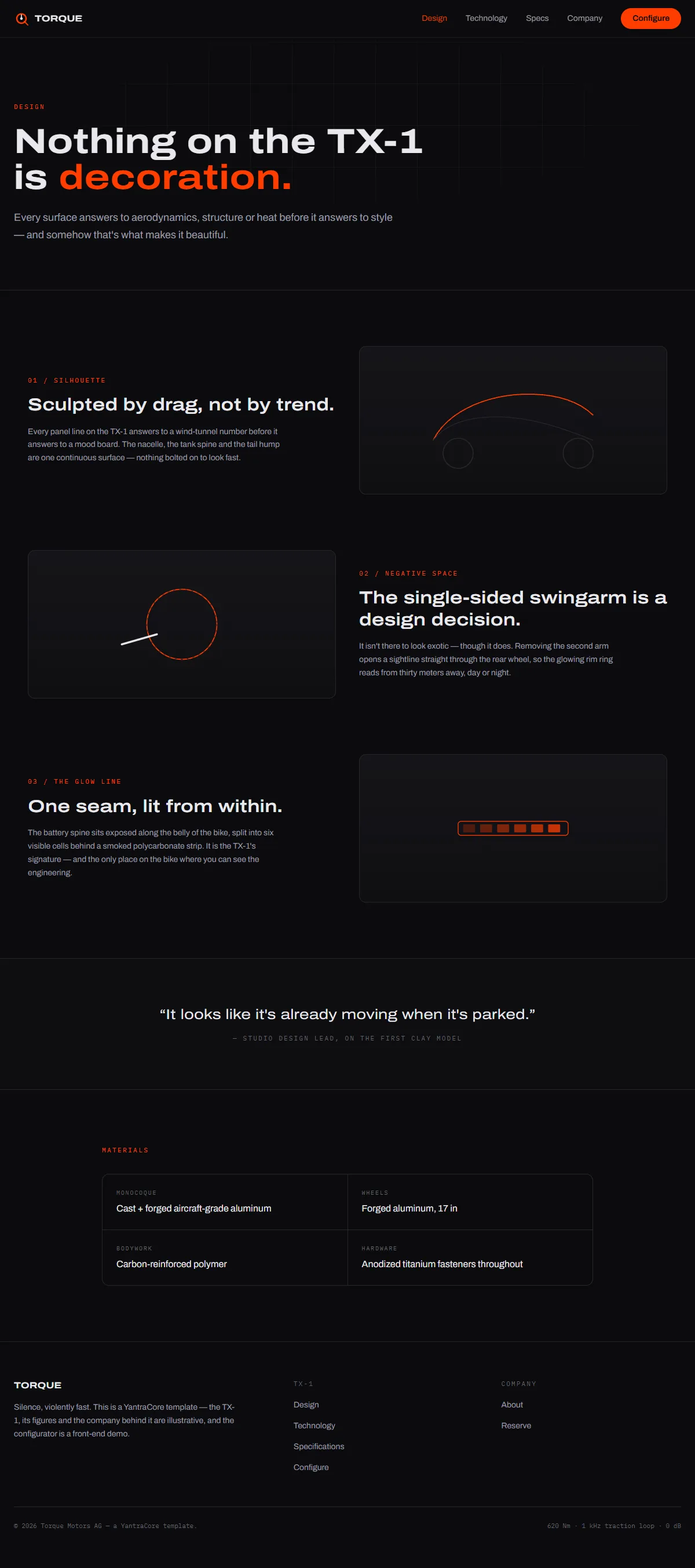 TORQUE — Electric Motorcycle Launch — screenshot 3
