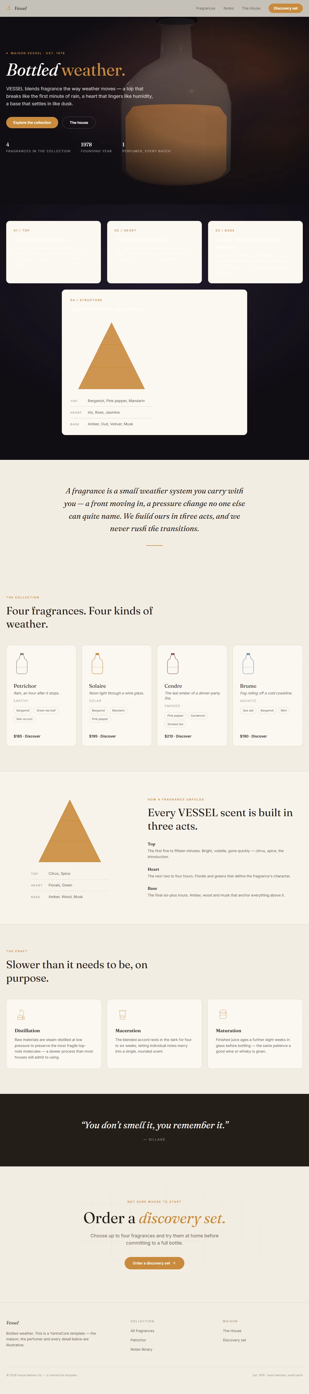 VESSEL — Prestige Fragrance House — screenshot