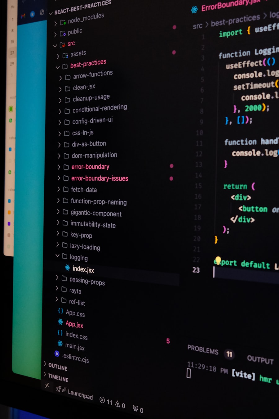 Lines of code on a screen, the part of the work that is changing fastest